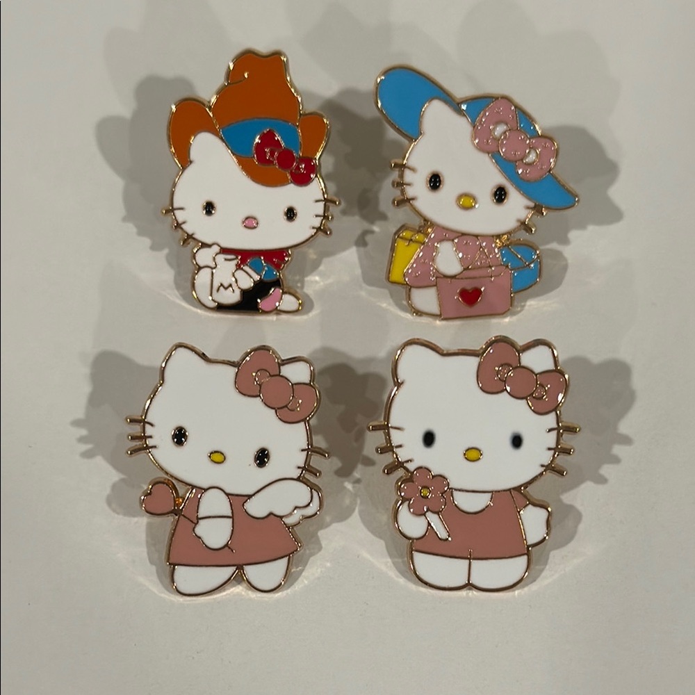Hello Kitty Pins set of 4